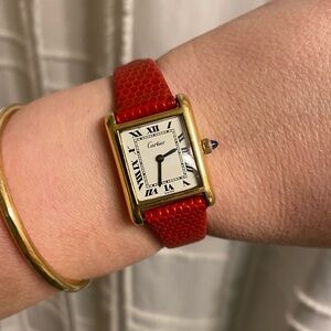 Vintage Cartier Tank Manual Wind *Runs*